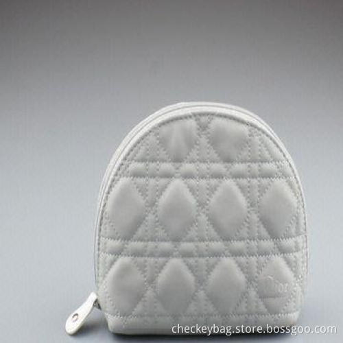 Quilted cosmetic bag
